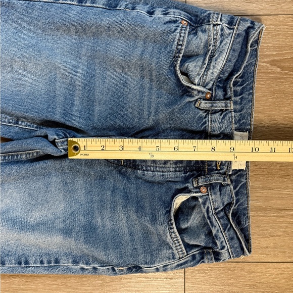 We The Free Denim Blue Straight Leg Jeans - Picture 9 of 10